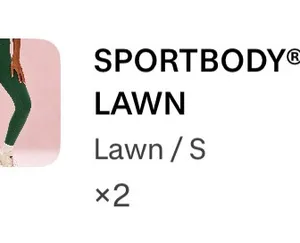 Set Active Leggings Sportbody - size S Lawn thumbnail 2