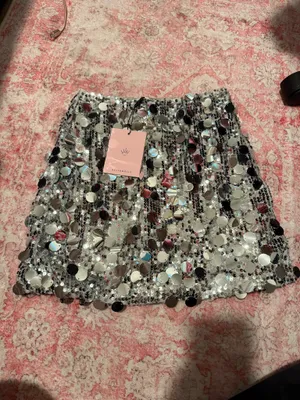 Hello Molly mini sequin skirt thumbnail 2