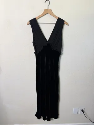 Rails Gilda Dress -‎ Black Velvet Womens Size M thumbnail 6