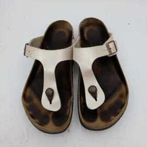 Birkenstock Gizeh Thong Sandals Pearly White EU 41 US Women 10-10.5 Regular Wide thumbnail 4