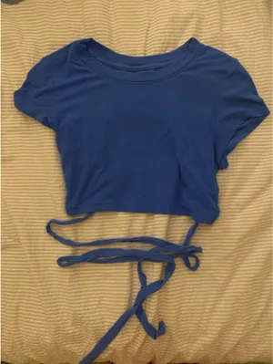 offline by aerie thumbs up tie back t-shirt thumbnail 2