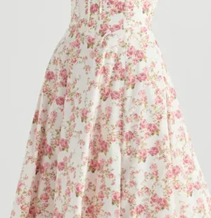 COPY - Carmen Print Bustier Dress Rose Color/Pattern thumbnail 4