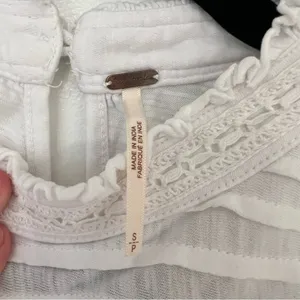 Free People Le Femme White Top Blouse thumbnail 4