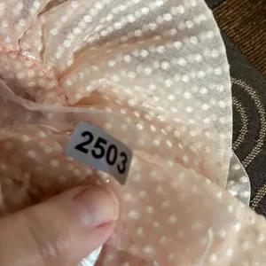 Vintage pale pink size XS Swiss dot sheer sleeves cropped jacket. thumbnail 8