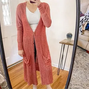 Free People Pink Duster Cardigan thumbnail 2