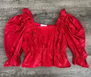 Queen Of Sparkles Red Top thumbnail 1