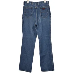 Vintage Wrangler Blue Jeans Straight Leg Size 16 Misses thumbnail 8