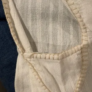 Faherty Isla embroidered organic cotton button-up tank top cream sz XL thumbnail 7