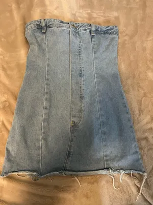Pretty Little Thing Denim Dress thumbnail 1