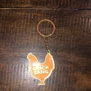 Chick gang chicken keychain thumbnail 2