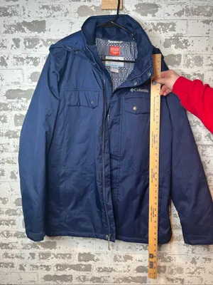 Columbia | women navy blue full zip coat with hood thumbnail 7