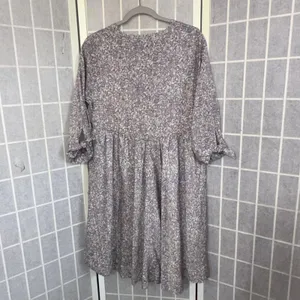 HATCH Long Sleeve Knee Length Whimsy Floral Cottagecore Maternity Dress Sz‎ 2 thumbnail 3