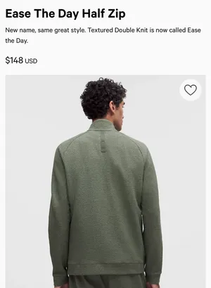 Lululemon Ease the day quarter zip thumbnail 2