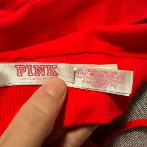 PINK Victoria's Secret Red Halter Bralette thumbnail 3