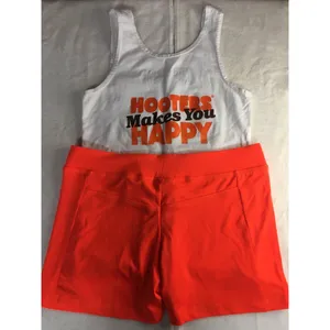 B33 #25 New Hooters Girl Super Sexy Uniform Tank & New Shorts Size Small/U thumbnail 7