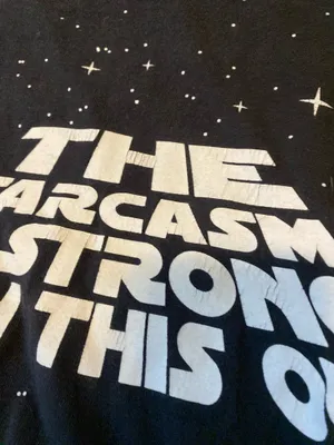 The sarcasm is strong with this one tshirt Black thumbnail 4
