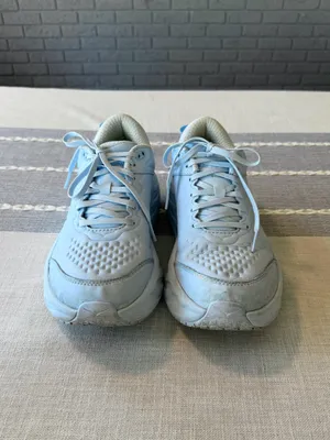 Hoka Bondi SR Light Blue Leather Slip Resistant Shoes Women’s Size 9.5 thumbnail 6