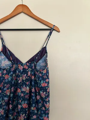 Floral night gown/slip Blue thumbnail 5
