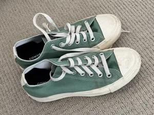 Converse Sneakers in Green and White thumbnail 1