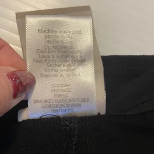 Anthropologie Dolan Loren Left Coast Collection Black Shift Dress‎ Size Small thumbnail 10