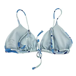 Hollister Blue Striped Padded Triangle Bikini Top‎ Size Medium thumbnail 2