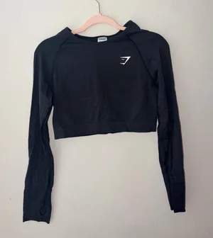 Gymshark Seamless Crop Long Sleeve Top thumbnail 1