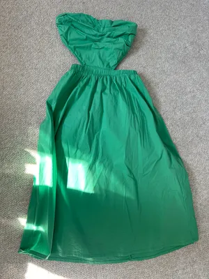 Forever 21 Green Strapless Dress thumbnail 2