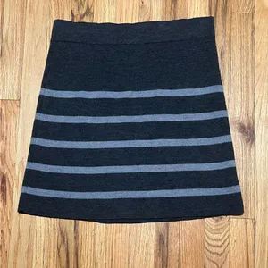 Loft, Wool Blend, Striped, Button Front, Size Small. thumbnail 4