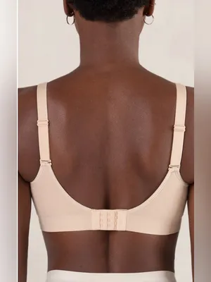 Shapermint Essentials Everyday Comfort Straps Wireless Bra Beige Medium NWT thumbnail 3