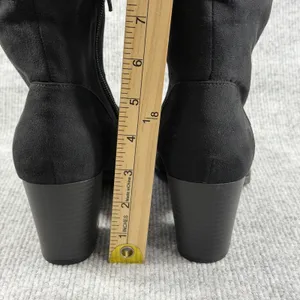 Sun + Stone Size-8M Womens Elviss Slouch‎ Knee High Dress Boots Black thumbnail 6