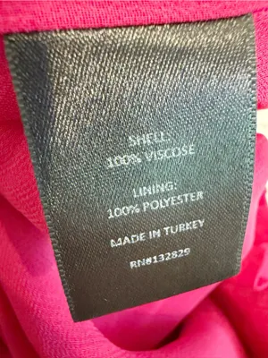 HOUSE OF HARLOW 1960 x REVOLVE Danira Pant in Fuchsia Pink Button Front Wide Leg thumbnail 9
