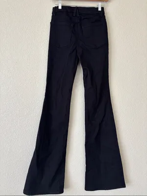 Good American Good Legs Flare Black High-Rise Jeans thumbnail 3