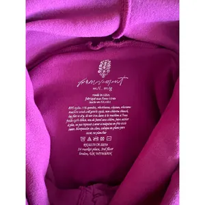 Free People Good Karma Hoodie Pink Magenta thumbnail 6