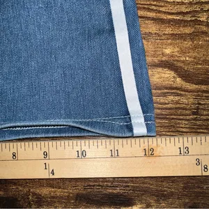 Halara Jeans Women's Small Sunset Blue Flex High Waisted Stripe Wide Leg Flowy thumbnail 10