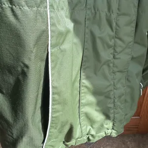 Columbia women’s 2X Omni Shield Coat Parka Ski Jacket Green Hooded Cinch waist thumbnail 6