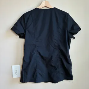 Cherokee workwear revolution stretch black scrubs top maternity women's size S thumbnail 7