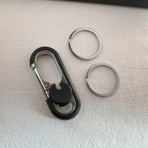 Car Keychain Carabiner Keychain for Men Women Double Key Rings thumbnail 4