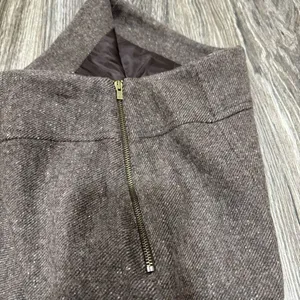 Banana Republic Petites Women's Size 6 Stretch 88% Wool Blend Brown Knit Skirt thumbnail 5