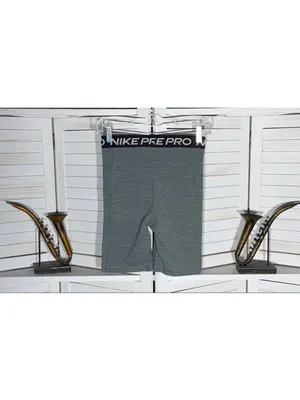 NWOT Nike 3 Pro Dri Fit bike shorts black yoga elastic waist stretchy sz S thumbnail 2