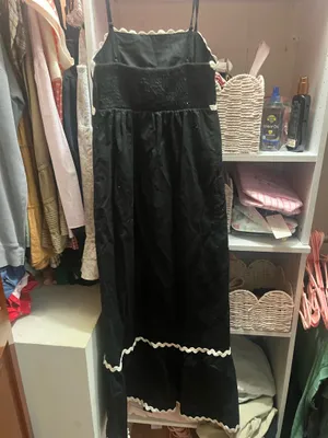 black maxi dress Size M thumbnail 2