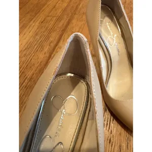 Jessica Simpson Shoes Womens Size 7 Beige Platform Stiletto Heels thumbnail 3