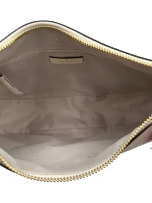 NWT Kate Spade Kayla Large Pebbled Leather Shoulder Bag Cream White Crossbody thumbnail 8
