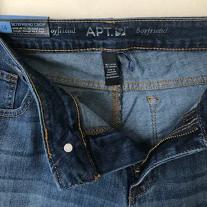 NWT Apt. 9 Women’s Boyfriend Jeans Modern Blue Denim Pants Straight Leg Size 14 thumbnail 12