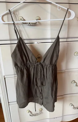 Zara flowy strappy top thumbnail 1