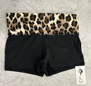 Leopard Fold Over Waist Sexy Club Fashion Low Mini Hot Sweet Y2K Party Shorts thumbnail 2