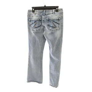 Silver Jeans Co Suki Y2k‎ Low Rise Bootcut Light Wash Denim Jeans Womens 30 thumbnail 4