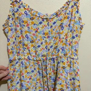 Rails Size S Small Adalyn Midi Dress Papaya Flowers Button Front Sundress thumbnail 5