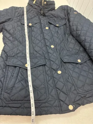 Michael Kors Quilted Dark Navy Hooded Puffer Coat thumbnail 14