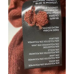 ANTHROPOLOGIE Womens L Redwood Off Shoulder Mini Dress Dolman Sleeve Tie Waist‎ thumbnail 8