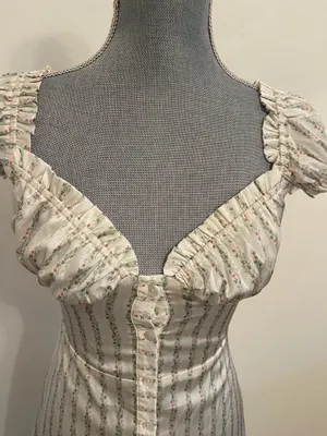 With Jean Mini Dress Floral. Size Small  thumbnail 8